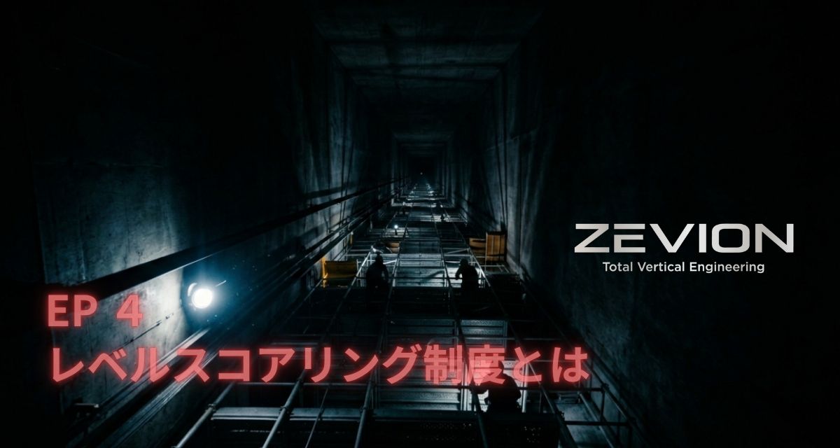 エレベーター付帯建築工事の合理化を目指すZEVION構想を解説するゼヴィオン創世記EP4